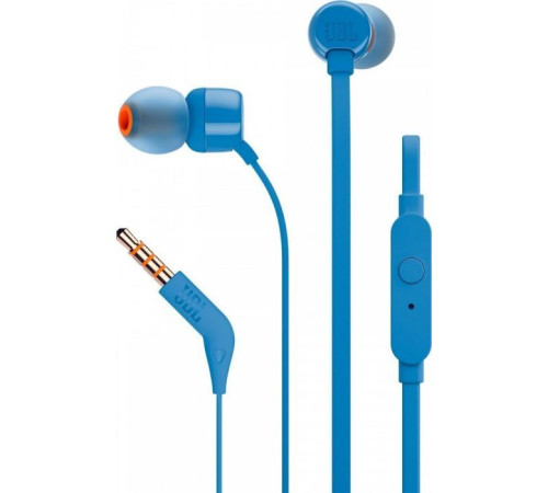 Навушники JBL T110 Blue (JBLT110BLU)