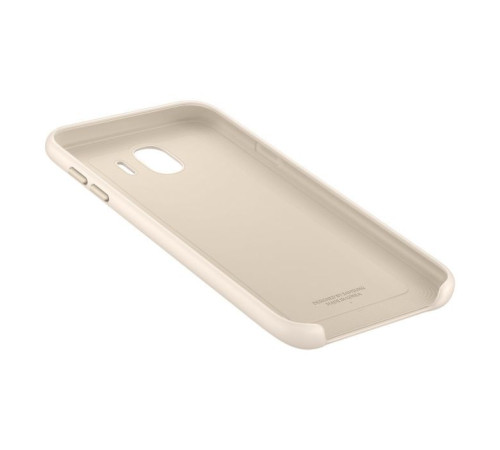Чохол до мобільного телефона Samsung Galaxy J4 (J400) Dual Layer Cover Gold (EF-PJ400CFEGRU)