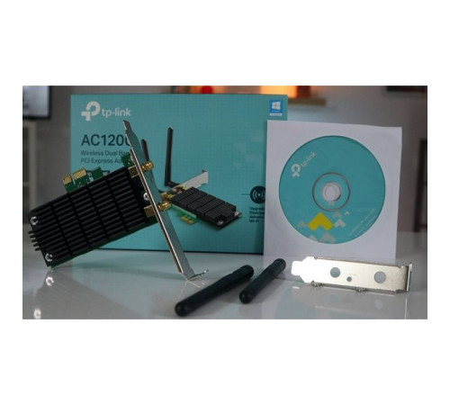 Ретранслятор TP-Link Archer T4E AC1200, PCI Express, Beamforming (ARCHER-T4E)