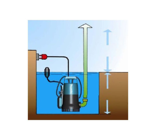 Заглибний насос Makita PF 0403 (PF0403)