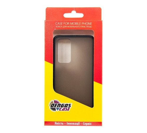 Чохол до мобільного телефона Dengos Matt Huawei P40, black (DG-TPU-MATT-46) (DG-TPU-MATT-46)