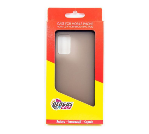 Чохол до мобільного телефона Dengos Matt Samsung Galaxy A02s (A025), black (DG-TPU-MATT-65)