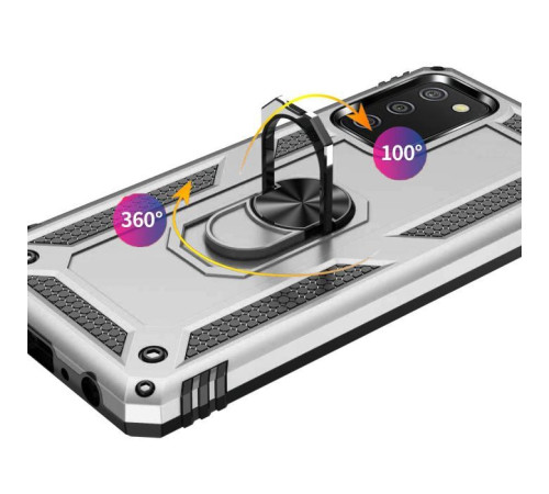 Чохол до мобільного телефона BeCover Military Samsung Galaxy A02s SM-A025/A03s SM-A037/M02s SM-M025 Silver (706015)