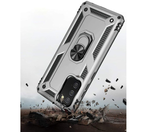 Чохол до мобільного телефона BeCover Military Samsung Galaxy A02s SM-A025/A03s SM-A037/M02s SM-M025 Silver (706015)