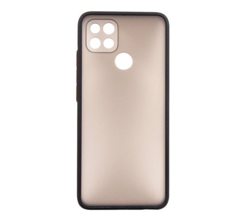 Чохол до мобільного телефона Dengos Matt OPPO A15/A15s, black (DG-TPU-MATT-67)