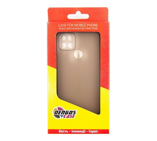 Чохол до мобільного телефона Dengos Matt OPPO A15/A15s, black (DG-TPU-MATT-67)