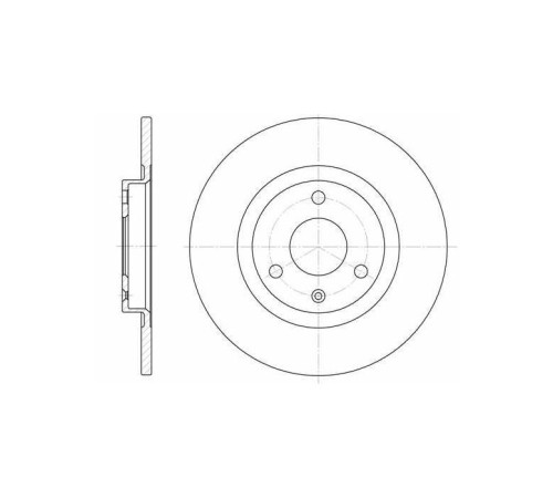 Гальмівний диск LPR C1221P