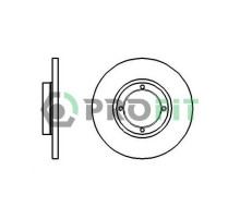 Тормозной диск Profit 5010-1076