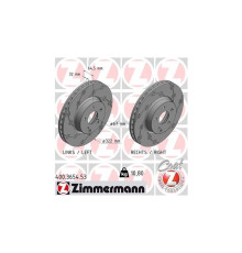 Гальмівний диск ZIMMERMANN 400.3654.53