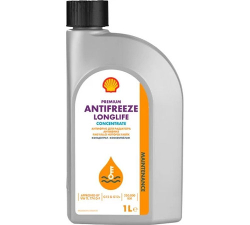 Антифриз Shell Premium LL 1л (конц. G12+ черв.) (3475)