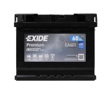 Акумулятор автомобільний EXIDE PREMIUM 60A (EA601)