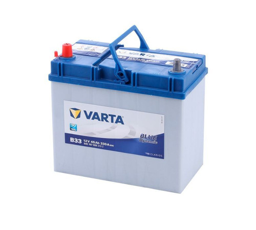 Акумулятор автомобільний Varta Blue Dynamic 45Аh без нижн. бурта (545157033)