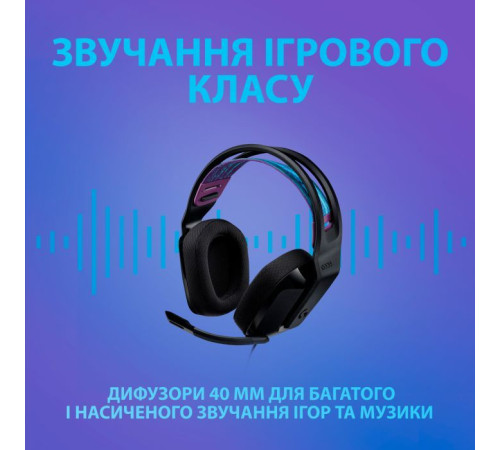 Навушники Logitech G335 Wired Gaming Black (981-000978)