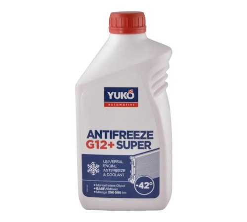 Антифриз Yuko -40 Super G12+ красный 1л (4820070244489)