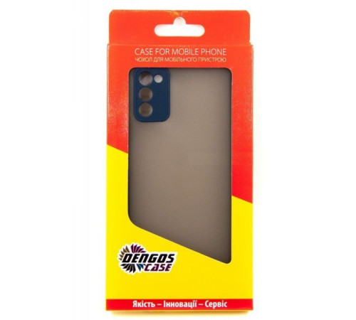 Чохол до мобільного телефона Dengos Matt Samsung Galaxy A03s blue (DG-TPU-MATT-86)
