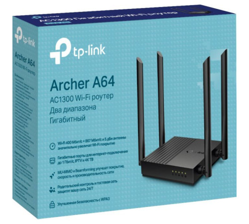 Маршрутизатор TP-Link ARCHER A64 (ARCHER-A64)