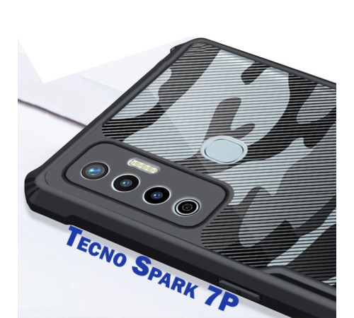 Чохол до мобільного телефона BeCover Tecno Spark 7P Black RZANTS (707225)