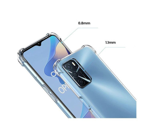 Чохол до мобільного телефона BeCover Anti-Shock Oppo A16 / A16s / A54s Clear (707343)