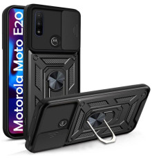 Чохол до мобільного телефона BeCover Military Motorola Moto E20 Black (707400)