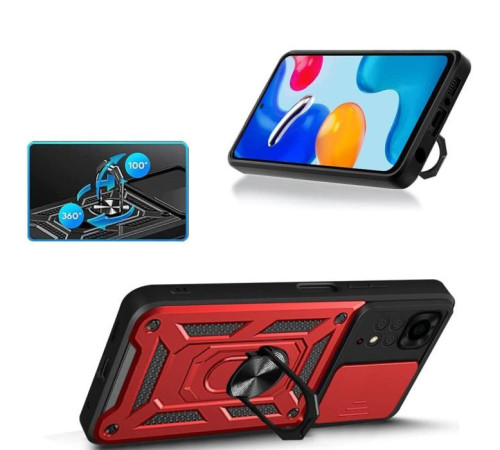 Чохол до мобільного телефона BeCover Military Xiaomi Redmi Note 11 / Note 11S Red (707415)