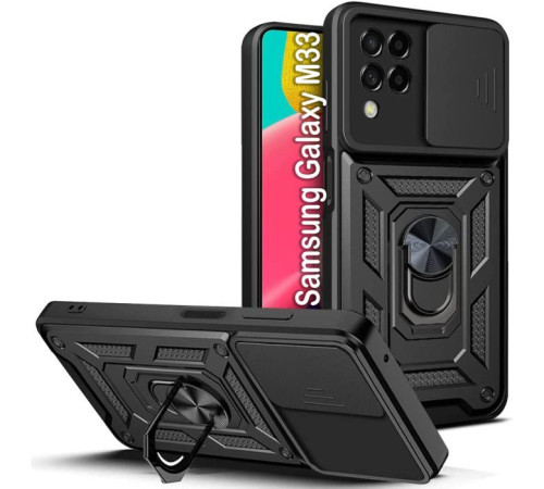 Чохол до мобільного телефона BeCover Military Samsung Galaxy M33 SM-M336 Black (707387)