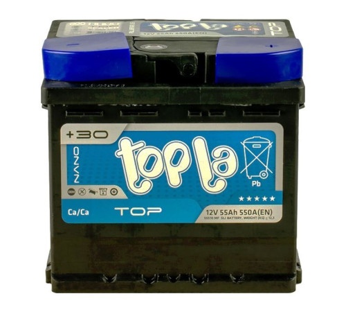 Акумулятор автомобільний Topla 55 Ah/12V TOP Euro (118 655)