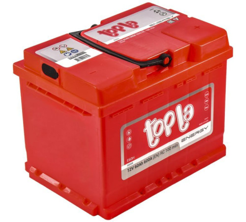 Акумулятор автомобільний Topla 60 Ah/12V Energy Euro (108 060)