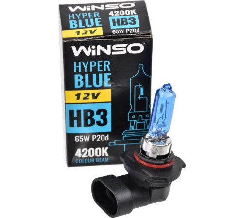 Автолампа WINSO HB3 HYPER BLUE 4200K 65W (712510)