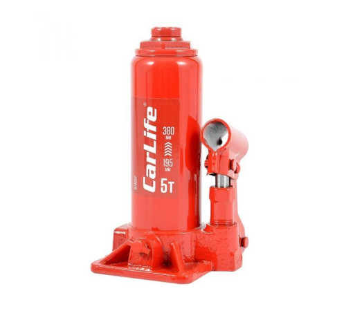Домкрат CarLife 5т 195-380мм (BJ405P)