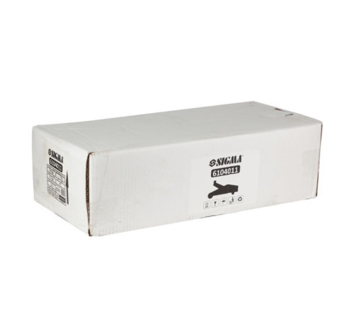 Домкрат Sigma гідравлічний підкатний 2т H 130-345мм (6104011)