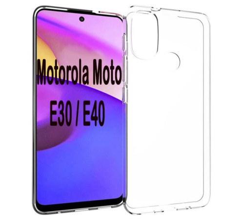 Чохол до мобільного телефона BeCover Motorola Moto E30 / E40 Transparancy (707988)