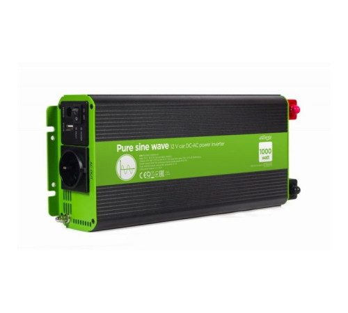 Автомобильный инвертор 12V/230V 1000W (2000W peak power) чистая синусоида EnerGenie (EG-PWC-PS1000-01)