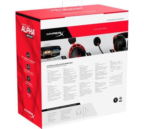 Навушники HyperX Cloud Alpha Wireless Black (4P5D4AA)