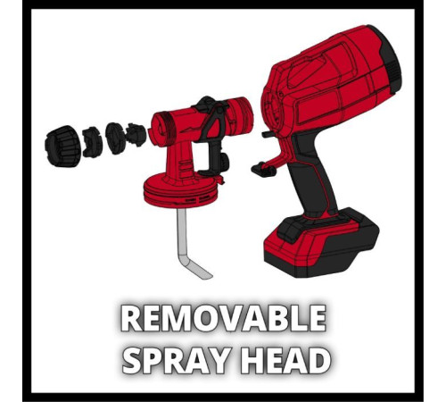 Фарбопульт Einhell фарборозпилювач TC-SY 18/60 Li (без АКБ та ЗП) (4260025)