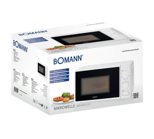 Мікрохвильова піч Bomann MW 6014 CB white (MW6014CB white)