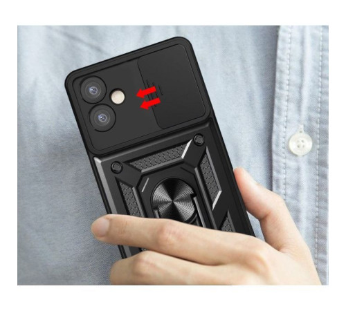 Чохол до мобільного телефона BeCover Military Samsung Galaxy A04e SM-A042 Black (708805)