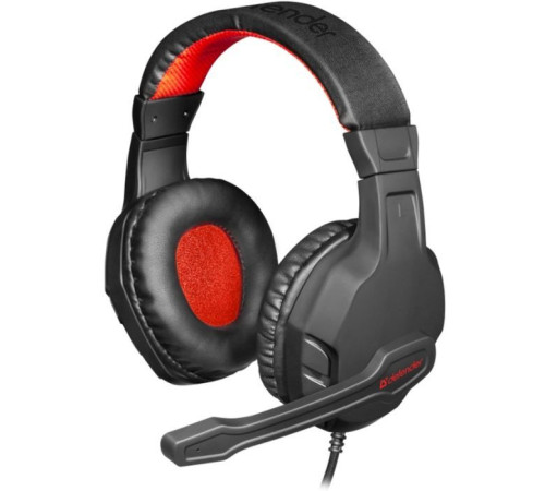 Навушники Defender Сujo Black-Red (64505)
