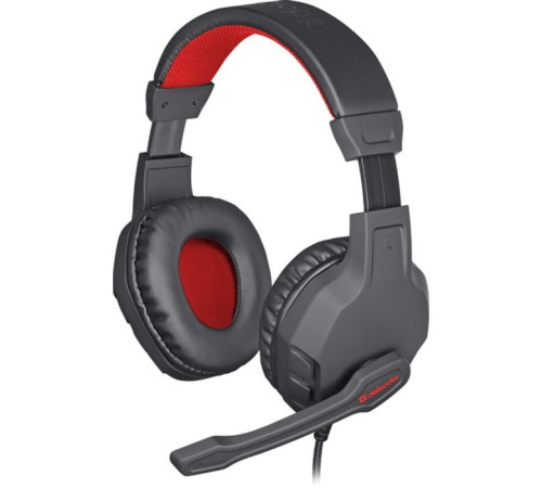 Навушники Defender Сujo Black-Red (64505)