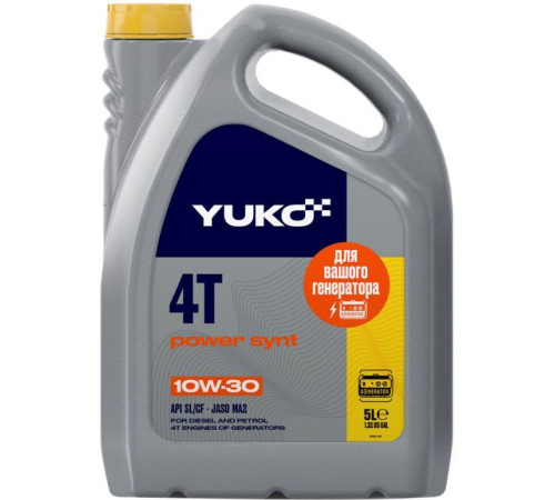 Моторное масло Yuko POWER SYNT 4T 10W-30 5л (4823110402689)