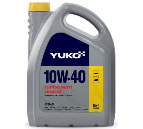 Моторна олива Yuko TURBOSYNT DIESEL 10W-40 5л (4820070242058)