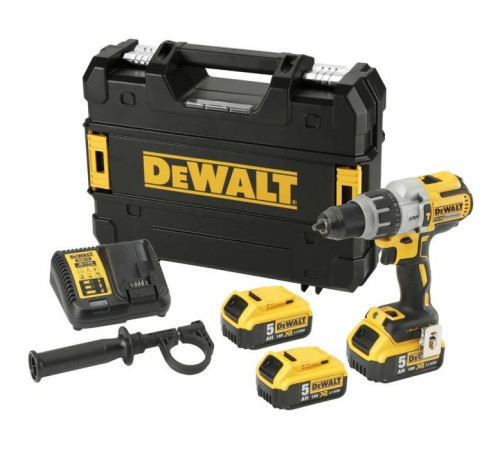 Шуруповерт DeWALT 18 В XR Li-lon, 95 Нм, 3x5Ah, кейс TSTAK (DCD996P3)