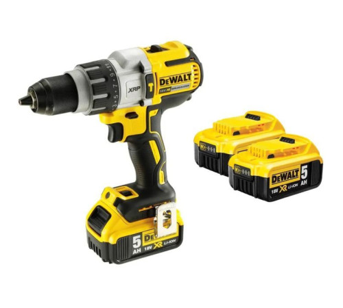 Шуруповерт DeWALT 18 В XR Li-lon, 95 Нм, 3x5Ah, кейс TSTAK (DCD996P3)