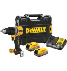 Шуруповерт DeWALT XR Li-Ion PowerStack 90 Нм, 18V 2x1.7Ah, кейс TSTAK (DCD805E2T)