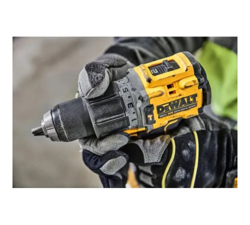 Шуруповерт DeWALT XR Li-Ion PowerStack 90 Нм, 18V 2x1.7Ah, кейс TSTAK (DCD805E2T)