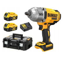 Гайковерт DeWALT 18 В XR Li-lon, 2*5Ah, кейс TSTAK (DCF900P2T)