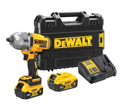 Гайковерт DeWALT 18 В XR Li-lon, 2*5Ah, кейс TSTAK (DCF900P2T)