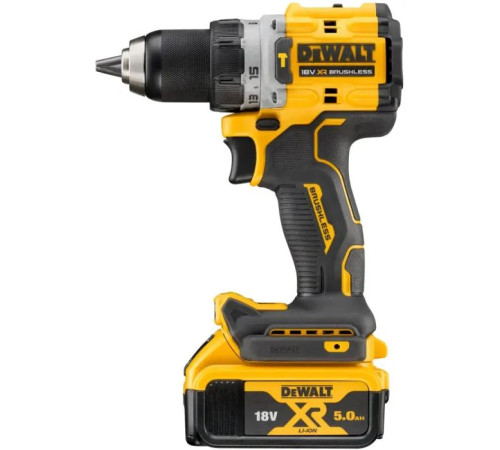 Шуруповерт DeWALT 18V XR Li-Ion 5Ah, 90 Нм, 0-650/0-2000 об/хв., кейс TSTAK (DCD805P2T)