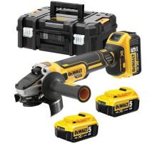 Шлифовальная машина DeWALT DCG405 18В XR Li-lon, 125 мм, 3x5Ah, кейс TSTAK (DCG405P3)