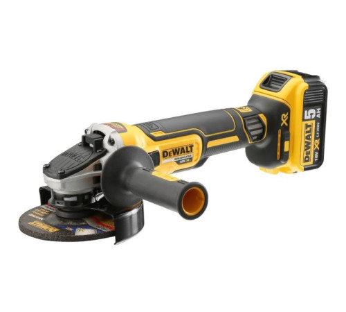 Шлифовальная машина DeWALT DCG405 18В XR Li-lon, 125 мм, 3x5Ah, кейс TSTAK (DCG405P3)