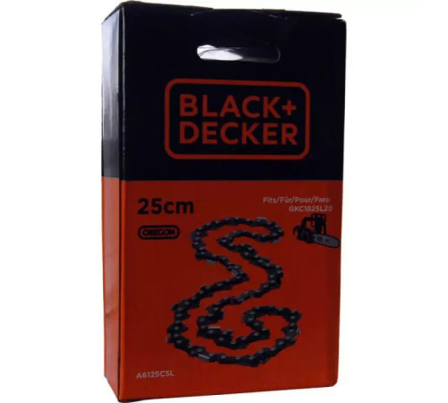 Ланцюг Black&Decker 3/8", 1.3 мм, 40 ланок, довжина 10"/25 см (A6125CSL)
